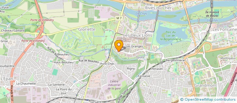 localisation de l'entreprise SM DE L'AGGLOMERATION TOURANGELLE  TOURS