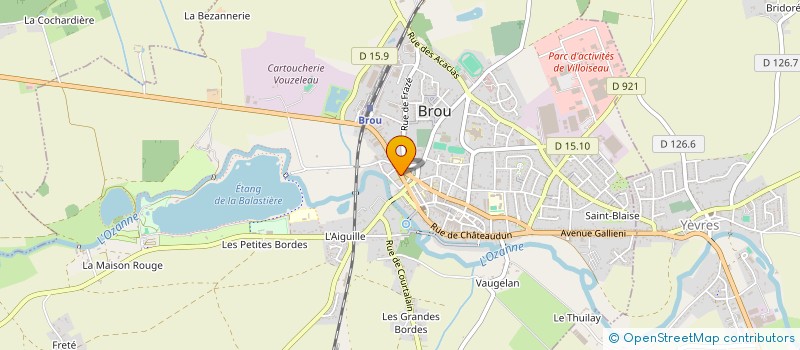 localisation de l'entreprise SM DE L'OZANNE à BROU