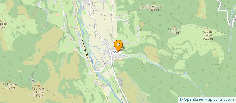 localisation de l'entreprise SM DE LA ROUTE FORESTIERE DES PALOMIERES  ASTE