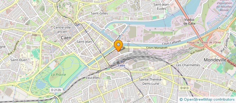 localisation de l'entreprise SM DE PRODUCTION ET DE DISTRIBUTION D'EAU POTABLE DE LA REGION DE CAEN, EAU DU BASSIN CAENNAIS à CAEN