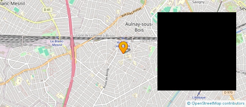localisation de l'entreprise SM DECOR à AULNAY-SOUS-BOIS