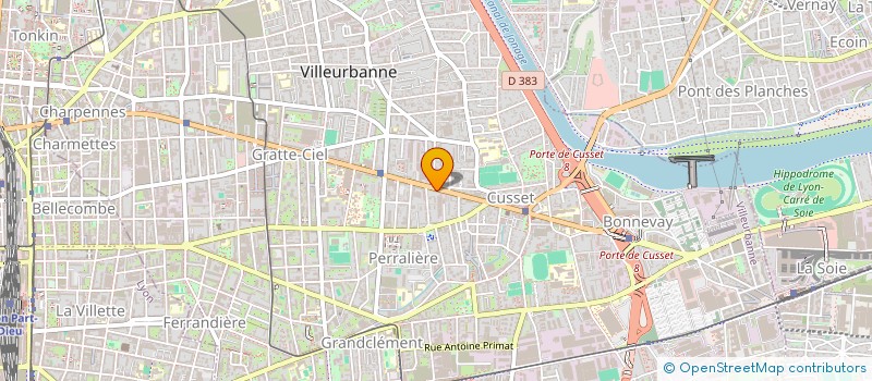 localisation de l'entreprise SM DECORATION  VILLEURBANNE