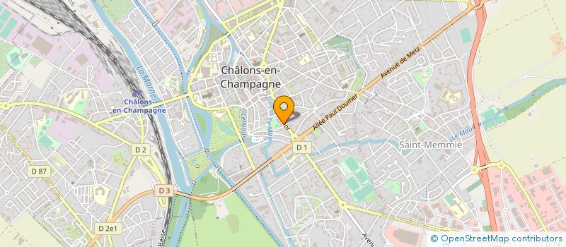 localisation de l'entreprise SM DEPARTEMENTAL D'ASSISTANCE A LA RESTAURATION ET A L'ENTRETIEN DE RIVIERES à CHALONS-EN-CHAMPAGNE