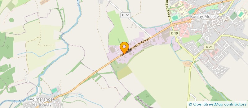 localisation de l'entreprise SM DES EAUX DE BOULAY  BOULAY-MOSELLE