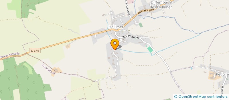 localisation de l'entreprise SM DES EAUX DE HELIMMER FREMESTROFF à HELLIMER