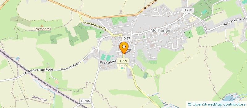 localisation de l'entreprise SM DES EAUX DE RODALBE ET ENVIRONS à MORHANGE