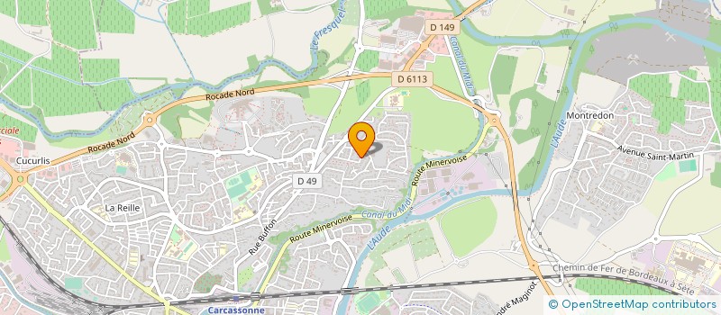 localisation de l'entreprise SM DES MILIEUX AQUATIQUES ET RIVIERES à CARCASSONNE