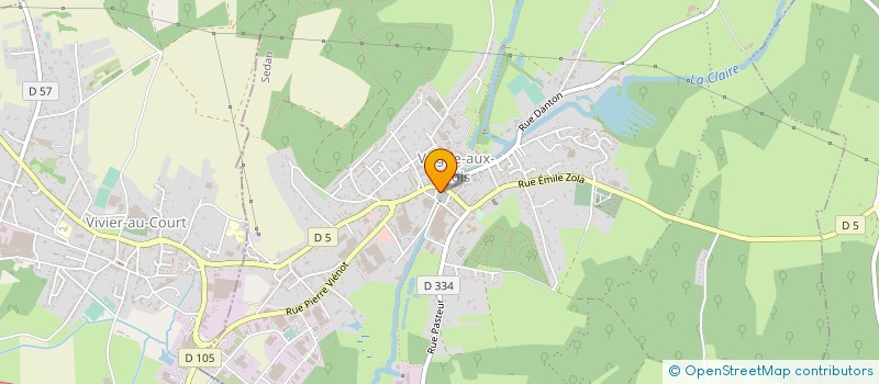 localisation de l'entreprise SM DISTRIBUTION à VRIGNE AUX BOIS