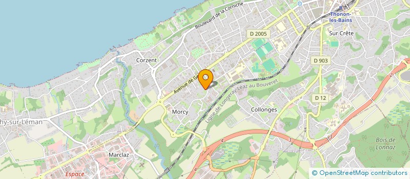 localisation de l'entreprise SM DISTRIBUTION à THONON-LES-BAINS