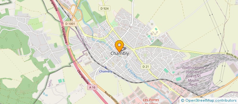 localisation de l'entreprise SM DU BASSIN DE L'ESCHES  CHAMBLY