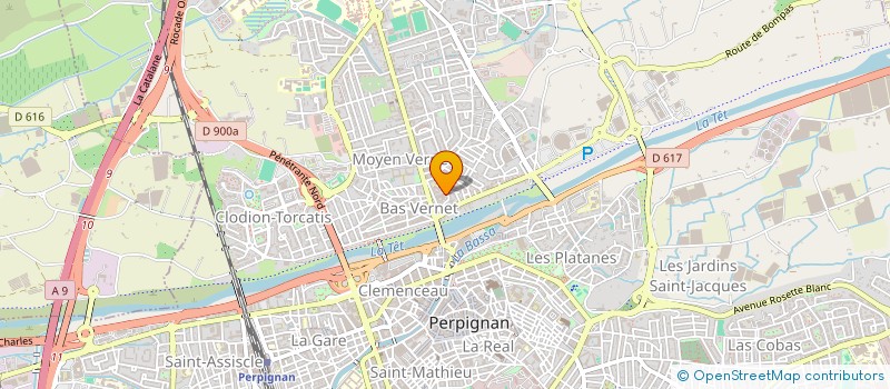 localisation de l'entreprise SM.ELEC  PERPIGNAN