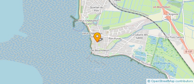 localisation de l'entreprise SM ELEC à CHATELAILLON-PLAGE