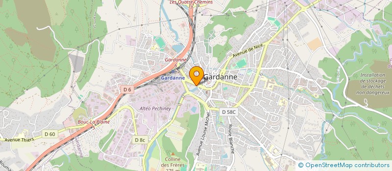 localisation de l'entreprise SM ENERGIE à GARDANNE