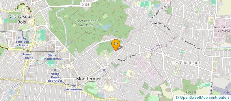 localisation de l'entreprise SM ET RYM à MONTFERMEIL