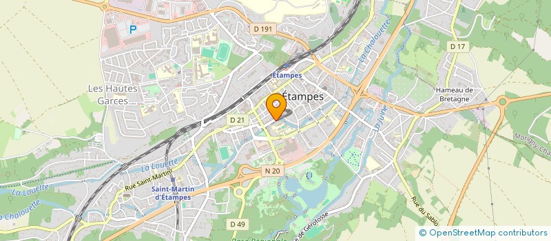 localisation de l'entreprise SM FACADE  ETAMPES