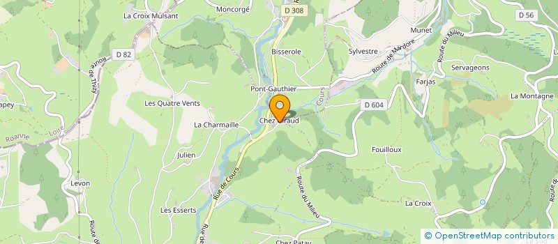 localisation de l'entreprise SM FEU  COURS