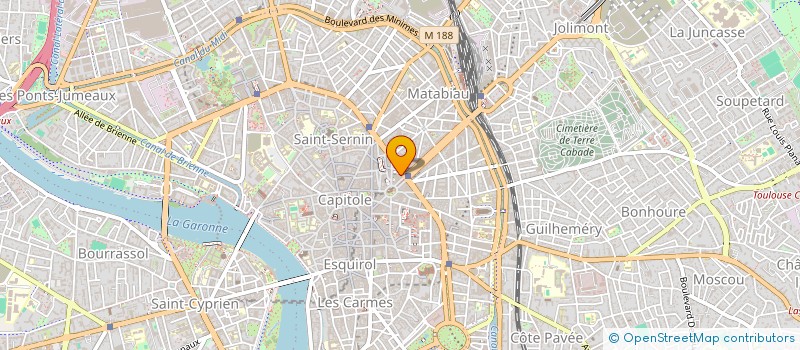 localisation de l'entreprise SM FINANCES à TOULOUSE