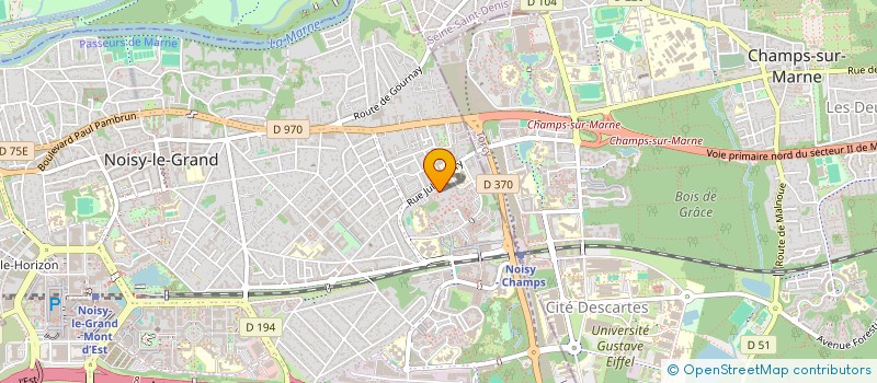localisation de l'entreprise SM FRETEXPRESS à NOISY-LE-GRAND