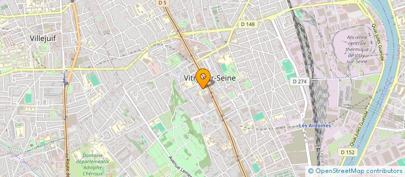 localisation de l'entreprise SM GROUPE à VITRY-SUR-SEINE