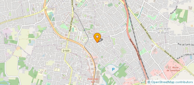 localisation de l'entreprise SM IMMOBILIER à ORLEANS