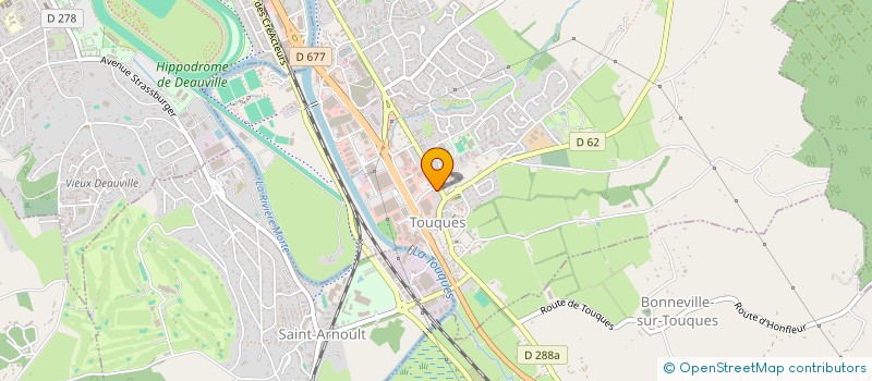 localisation de l'entreprise SM IMMOBILIER  TOUQUES