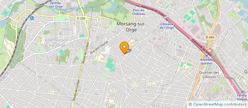 localisation de l'entreprise SM IMMOBILIER à MORSANG-SUR-ORGE