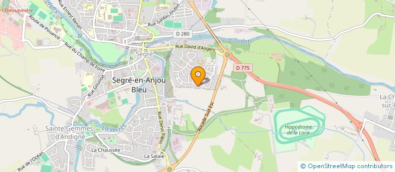 localisation de l'entreprise SM INCENDIE à SEGRE-EN-ANJOU BLEU