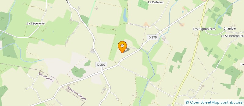 localisation de l'entreprise SM INTERCOMMUNAL DE VALORISATION ET DE RECYCLAGE THERMIQUE DES DECHETS DE L'ANJOU  NOYANT-VILLAGES