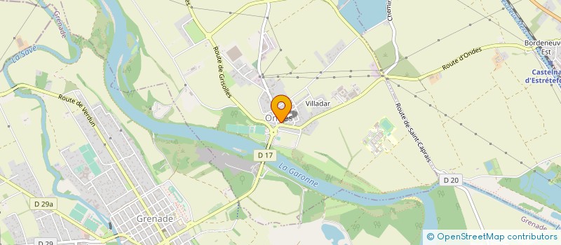 localisation de l'entreprise SM INTERCOMMUNAL DES GRAVIERES GARONNAISES à CASTELNAU-D'ESTRETEFONDS
