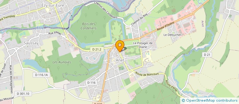 localisation de l'entreprise SM INTERCOMMUNAL DU CANTON D'ANET (SMICA) à SAUSSAY