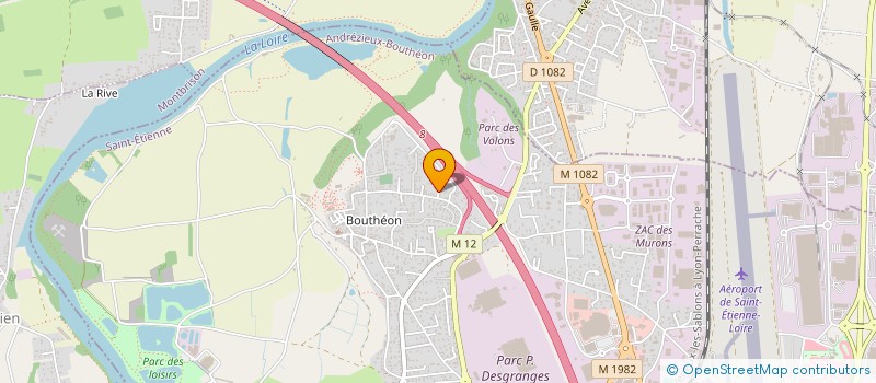 localisation de l'entreprise SM INVEST  ANDREZIEUX-BOUTHEON