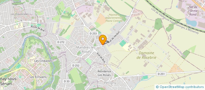 localisation de l'entreprise SM INVESTISSEMENT  MANDRES-LES-ROSES