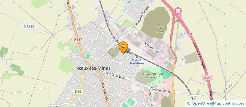 localisation de l'entreprise SM ISO / PLAK  NUX-LES-MINES