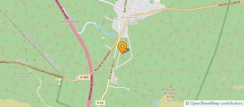 localisation de l'entreprise SM JARDIN & PARC  ARBONNE-LA-FORET