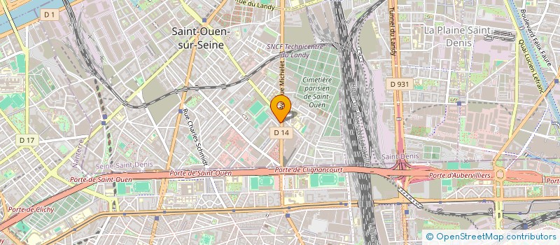 localisation de l'entreprise SM JEAN à SAINT-OUEN-SUR-SEINE