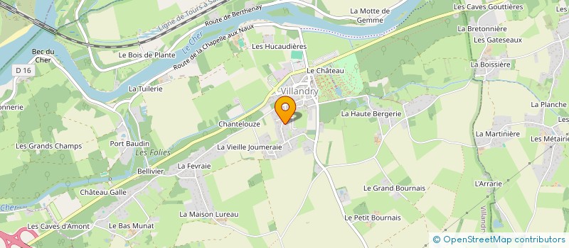 localisation de l'entreprise SM LA RICHE  VILLANDRY