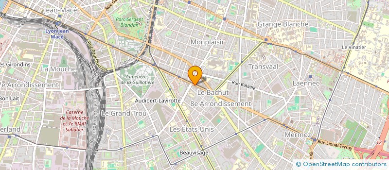 localisation de l'entreprise SM MACONNERIE à LYON