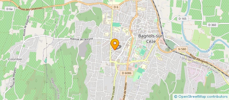 localisation de l'entreprise SM MARKET BAGNOLS  BAGNOLS-SUR-CEZE