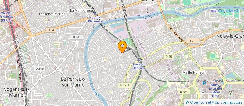 localisation de l'entreprise SM & MAT CONSEIL à BRY-SUR-MARNE