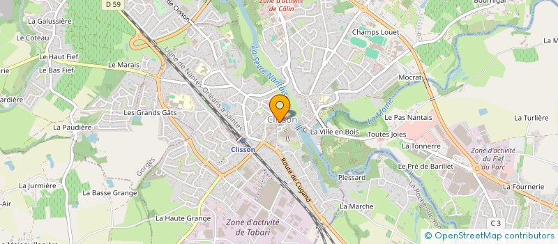 localisation de l'entreprise SM.MAUGENDRE à CLISSON