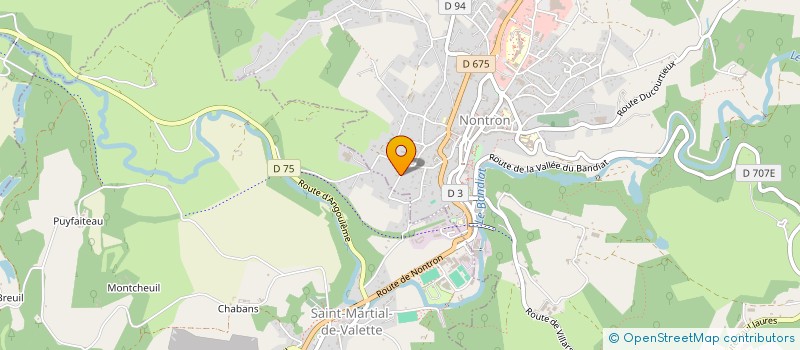 localisation de l'entreprise SM-MS-G  NONTRON