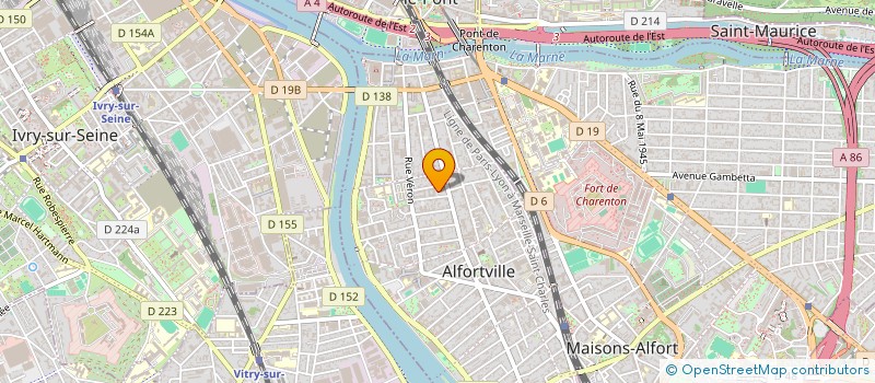 localisation de l'entreprise SM & N à ALFORTVILLE