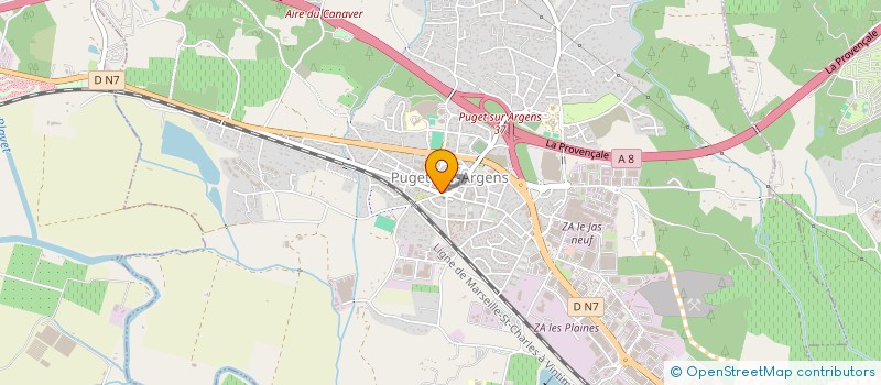 localisation de l'entreprise SM OCEANE  PUGET-SUR-ARGENS