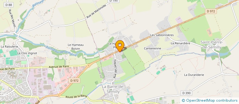 localisation de l'entreprise SM PISCINE  LA BARRE-DE-SEMILLY