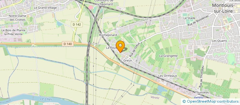 localisation de l'entreprise SM PLOMBERIE  MONTLOUIS-SUR-LOIRE