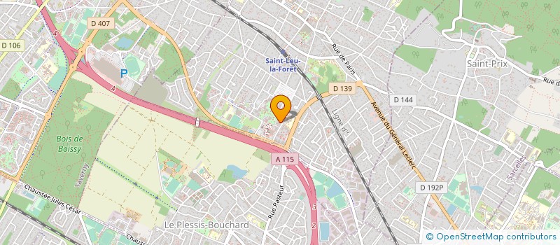 localisation de l'entreprise SM PLOMBERIE CHAUFFAGE  SAINT-LEU-LA-FORET