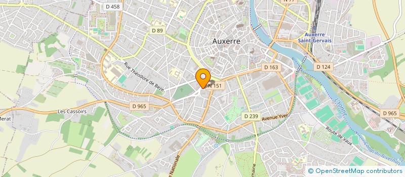 localisation de l'entreprise SM PLUS à AUXERRE