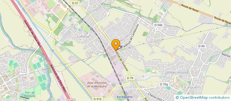 localisation de l'entreprise SM POUR L'ACCUEIL DES GENS DU VOYAGE DANS LA REGION OCCITANIE (SMAGV)- MANEO  ESCALQUENS