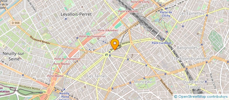 localisation de l'entreprise SM PRINTING à LEVALLOIS PERRET
