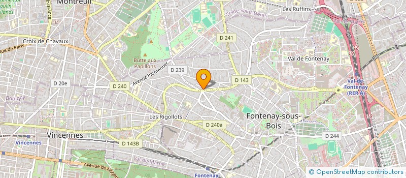 localisation de l'entreprise SM PRO à FONTENAY-SOUS-BOIS